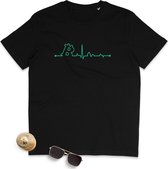 Heren T Shirt Bitcoin - Zwart - Maat M