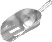 Veluw® IJsschep met Sleuven - IJsblokjesschep - Aluminium - 22x8x(H)5cm