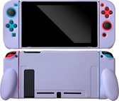 Hoesje geschikt voor Nintendo Switch - Mobigear - Classic Serie - TPU Hoesje - Paars
