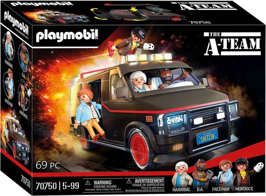 MOVIE CARS - Fourgon de L'agence tous Risques 'PLAYMOBIL' :  : Playmobil Playmobil Movie
