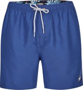 Happy Shorts Zwemshort Heren Sunfaded Effen Blauw - Maat  XL - Zwembroek