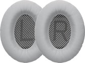 kwmobile 2x oorkussens geschikt voor Bose Quietcomfort 35 35II 25 15/QC35 QC35II QC25 QC15 - Earpads voor koptelefoon in zilver