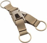 afneembare sleutelhanger kaki unisex 15 cm