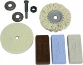 polijstset Profi staal/polyester 6-delig