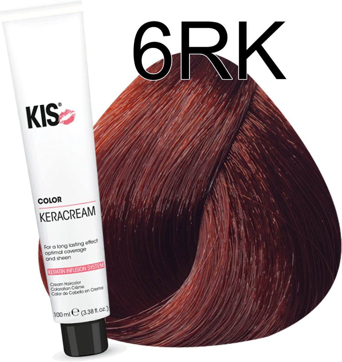 Haarverf - 6RK Donker rood koper blond | KIS