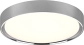 Plafonnier LED - Lampe de Salle de Bain - Torna Clirno - 18W - Wit Chaud 3000K - Dimmable - Monté en Opbouw Rond - Chrome Mat - Plastique