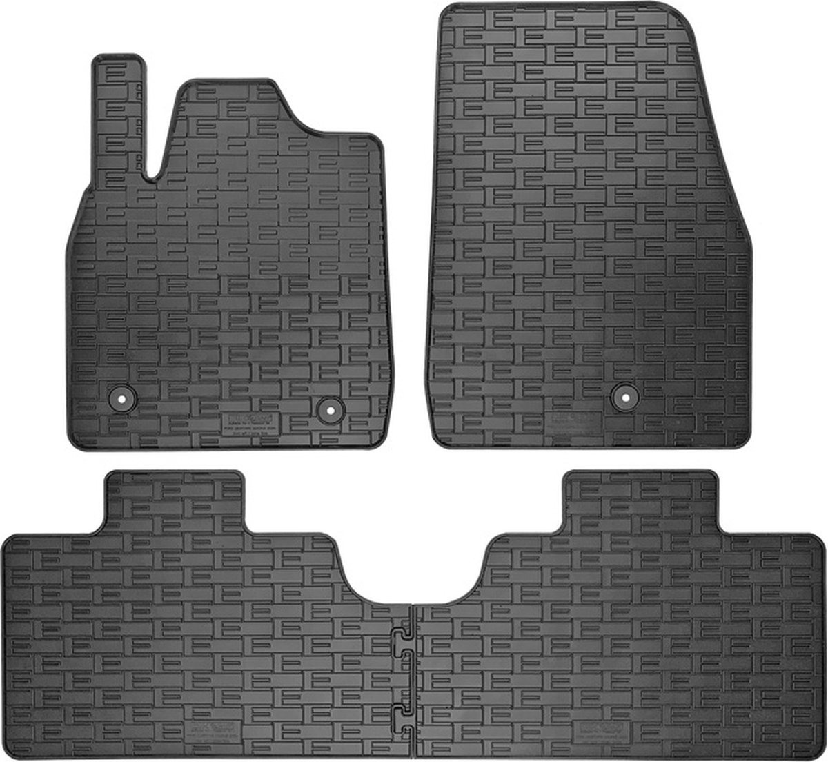 Rubber matten passend voor Ford Mustang Mach E 2020- (4-delig montagesysteem)
