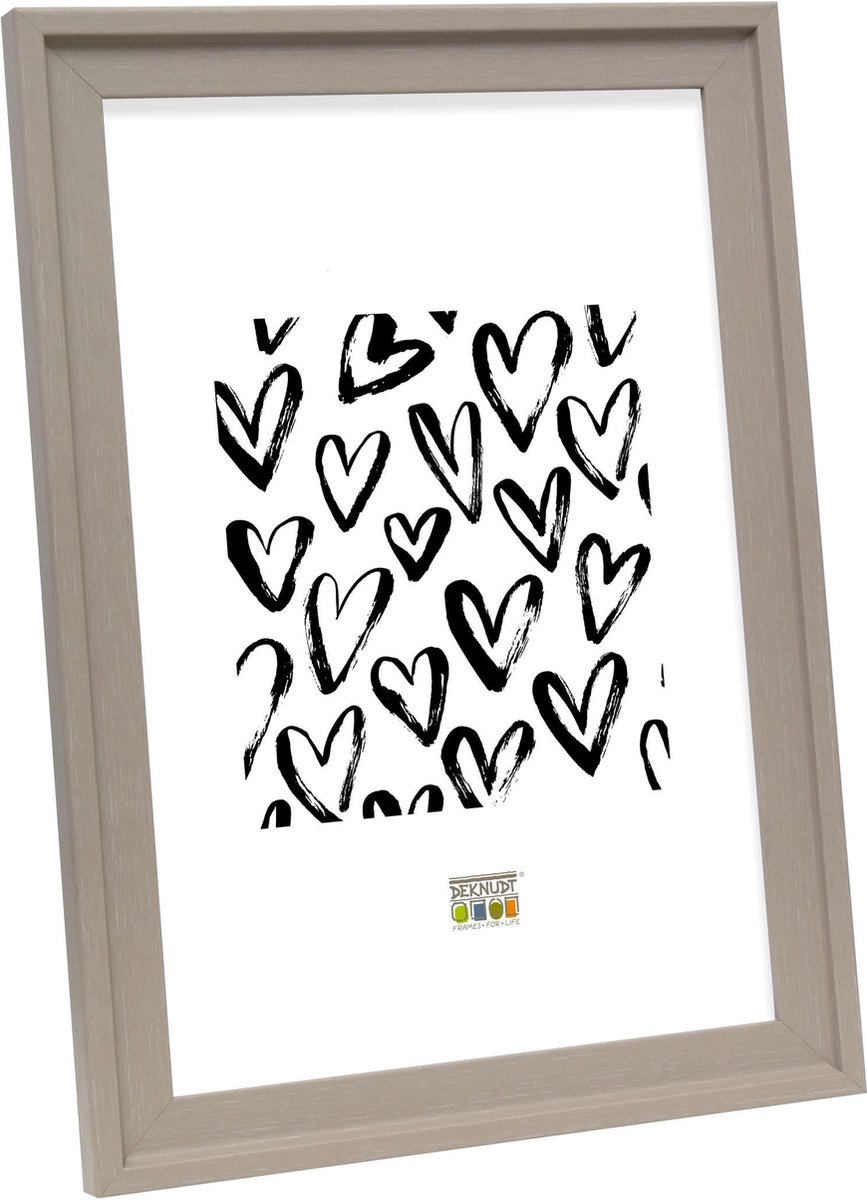 Deknudt Frames fotolijst S45EF3 - beige schilderlook - foto 18x24 cm