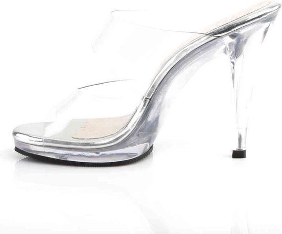 Sandales à Talons Fabuleux -46 Chaussures- FLAIR-402 US 15 Transparent