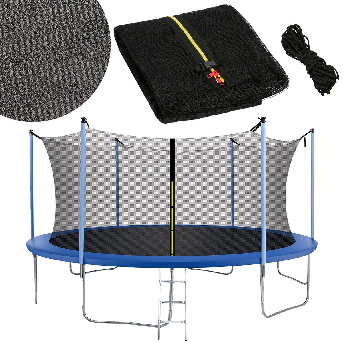 Springos Trampoline Trampoline Net Geschikt voor 6