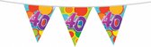 vlaggenlijn multicolor 40 jaar 10 meter