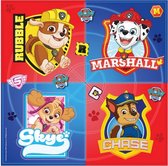 servetten Paw Patrol 33 cm 16 stuks multicolor