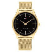 Tommy Hilfiger TH1710469 Horloge Heren Staal Goudkleurig Milanese Band 40mm