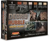 Lifecolor CS31 Debris and Rubbles (Europe village) + 6pipetjes 2ml