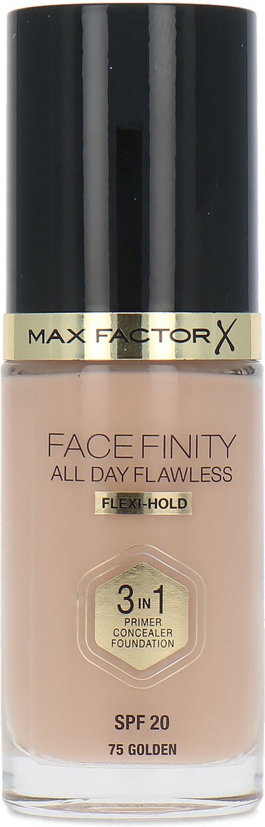 Max Factor Facefinity All Day Flawless 3 in 1 Flexi-Hold Foundation - 75  Golden | bol.com