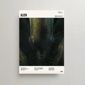 Alien Poster - Minimalist Filmposter A3 - Alien 1979 Movie Poster - Alien Merchandise - Vintage Posters - 3