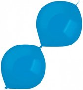 slingerballonnen 15 cm latex blauw 100 stuks
