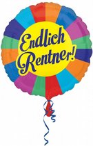 folieballon Endlich Rentner 43 cm folie