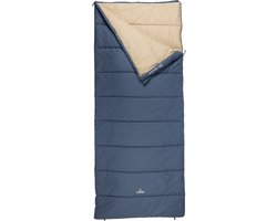 NOMAD® Blazer XL Slaapzak Dekenmodel | Staalblauw | 220x90 cm | Katoen | Aanritsbaar | Tochtstrip | Tweewegrits | Incl Hoes