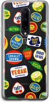 Case Company® - OnePlus 7 Pro hoesje - Fruitsticker - Soft Cover Telefoonhoesje - Bescherming aan alle Kanten en Schermrand