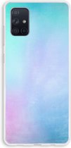Case Company® - Samsung Galaxy A71 hoesje - Mist pastel - Soft Cover Telefoonhoesje - Bescherming aan alle Kanten en Schermrand