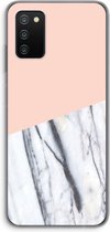Case Company® - Samsung Galaxy A03S hoesje - A touch of peach - Soft Cover Telefoonhoesje - Bescherming aan alle Kanten en Schermrand
