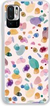 Case Company® - Xiaomi Redmi Note 10 5G hoesje - Terrazzo Memphis - Soft Cover Telefoonhoesje - Bescherming aan alle Kanten en Schermrand