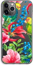 Case Company® - iPhone 11 Pro Max hoesje - Papegaaien - Soft Cover Telefoonhoesje - Bescherming aan alle Kanten en Schermrand