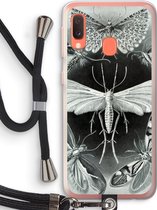 Case Company® - Samsung Galaxy A20e hoesje met Koord - Haeckel Tineida - Telefoonhoesje met Zwart Koord - Bescherming aan alle Kanten en Over de Schermrand