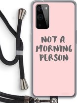 Case Company® - OnePlus 9 Pro hoesje met Koord - Morning person - Telefoonhoesje met Zwart Koord - Bescherming aan alle Kanten en Over de Schermrand
