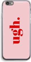 Case Company® - iPhone 6 / 6S hoesje - Ugh - Soft Cover Telefoonhoesje - Bescherming aan alle Kanten en Schermrand