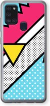 Case Company® - Samsung Galaxy A21s hoesje - Pop Art #3 - Soft Cover Telefoonhoesje - Bescherming aan alle Kanten en Schermrand