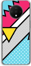 Case Company® - OnePlus 7T hoesje - Pop Art #3 - Soft Cover Telefoonhoesje - Bescherming aan alle Kanten en Schermrand