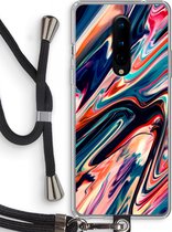 Case Company® - OnePlus 8 hoesje met Koord - Quantum Being - Telefoonhoesje met Zwart Koord - Bescherming aan alle Kanten en Over de Schermrand