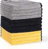 MATCC Automicrovezeldoeken - microvezeldoekjes schoonmaak - poetsdoek - droogdoek - microvezel-reinigingsdoek - voor het huishouden, auto, commercieel gebruik, microvezeldoek, 12-delig - 40 x