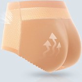 Butt lifter - Billen Liftende Slipje - Corrigerend Ondergoed Dames - Shapewear voor billen - Tummy Control -volle billen Slipje - met vulling- Beige -Maat XL - Top kwaliteit