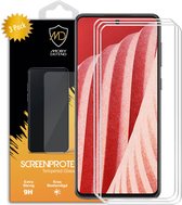 3-Pack Samsung Galaxy A73 Screenprotectors - MobyDefend Case-Friendly Gehard Glas Screensavers - Screen Protectors - Glasplaatjes Geschikt Voor: Samsung Galaxy A73