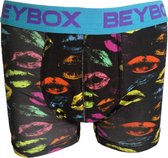 Verjaardag cadeau – BOXER SHORT – Kus - Love - Grappige boxer short – Mannen Boxershort – Heren Boxer Short - Leuke Boxer Short - Vrolijke Boxershort – Mannen Cadeautjes - Luckyday