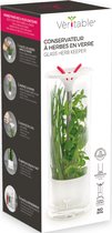 Véritable® Glass Herb Keeper - Glazen bewaarcontainer voor kruiden