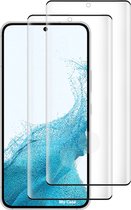 Geschikt voor Samsung S22 Galaxy Screenprotector Tempered Gehard glas - 2 stuks beschermglas