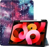 iPad Air 5 2022 Hoes Case Hoesje Galaxy Uitsparing Apple Pencil iPad Air 2022 10.9 Inch