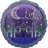 folieballon "Eid Mubarak" suikerfeest 43 cm