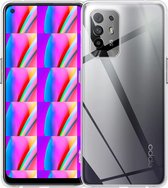 Oppo Reno 5z hoesje siliconen case transparant