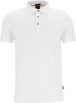 HUGO BOSS Passenger slim fit polo - stretch heren polo korte mouw - wit - Maat: M