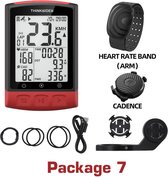 Thinkrider - Fietscomputer - stuurhouder - Hartslagmeter - Polsband - snelheidsmeter