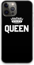 Case Company® - iPhone 13 Pro Max hoesje - Queen zwart - Soft Cover Telefoonhoesje - Bescherming aan alle Kanten en Schermrand