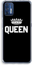 Case Company® - Motorola Moto G9 Plus hoesje - Queen zwart - Soft Cover Telefoonhoesje - Bescherming aan alle Kanten en Schermrand