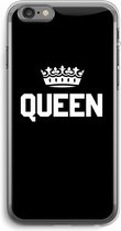 Case Company® - iPhone 6 PLUS / 6S PLUS hoesje - Queen zwart - Soft Cover Telefoonhoesje - Bescherming aan alle Kanten en Schermrand