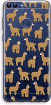 Case Company® - Huawei P Smart (2018) hoesje - Alpacas - Soft Cover Telefoonhoesje - Bescherming aan alle Kanten en Schermrand