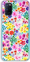 Case Company® - Oppo A72 hoesje - Little Flowers - Soft Cover Telefoonhoesje - Bescherming aan alle Kanten en Schermrand